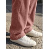 image:imageJMIERR Mens Corduroy Pants Wide Leg Baggy Sweatpants  Loose Fit Joggers Elastic Waist Drawstring Casual Sweatpants Vintage Pants Fall Winter Fashion StreetwearPink