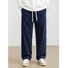 image:imageJMIERR Mens Corduroy Pants Wide Leg Baggy Sweatpants  Loose Fit Joggers Elastic Waist Drawstring Casual Sweatpants Vintage Pants Fall Winter Fashion StreetwearNavy Blue