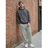 image:imageJMIERR Mens Corduroy Pants Wide Leg Baggy Sweatpants  Loose Fit Joggers Elastic Waist Drawstring Casual Sweatpants Vintage Pants Fall Winter Fashion StreetwearLight Grey