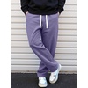 image:imageJMIERR Mens Corduroy Pants Wide Leg Baggy Sweatpants  Loose Fit Joggers Elastic Waist Drawstring Casual Sweatpants Vintage Pants Fall Winter Fashion StreetwearPurple