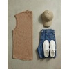 image:imageJMIERR Mens 100 Cotton Sleeveless Tank Tops Cut Off Muscle Gym T Shirts Casual Beach Loose Fit TeesBrown