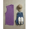 image:imageJMIERR Mens 100 Cotton Sleeveless Tank Tops Cut Off Muscle Gym T Shirts Casual Beach Loose Fit TeesPurple