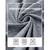 image:imageJMIERR Mens Drop Arm Tank Tops Sleeveless Cut Off Muscle Tee Shirts  Undershirt Lightweight Stretchy Bodybuilding Training Gym Workout Casual Summer Vocation03 Light Grey