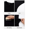 image:imageJMIERR Mens Drop Arm Tank Tops Sleeveless Cut Off Muscle Tee Shirts  Undershirt Lightweight Stretchy Bodybuilding Training Gym Workout Casual Summer Vocation01 Black