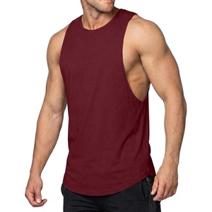 image:imageJMIERR Mens Drop Arm Tank Tops Sleeveless Cut Off Muscle Tee Shirts  Undershirt Lightweight Stretchy Bodybuilding Training Gym Workout Casual Summer Vocation05 Red