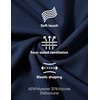 image:imageJMIERR Mens Muscle Fit V Neck T Shirt Short Sleeve Workout Tee  Slim Fit Textured Ribbed Fabric Longline Curved Hem Stretch Comfort Casual Summer Fitted Tops for Athletic GymA Blue