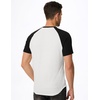 image:imageJMIERR Mens Muscle Fit V Neck T Shirt Short Sleeve Workout Tee  Slim Fit Textured Ribbed Fabric Longline Curved Hem Stretch Comfort Casual Summer Fitted Tops for Athletic GymC White  Black