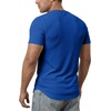 image:imageJMIERR Mens Muscle Fit V Neck T Shirt Short Sleeve Workout Tee  Slim Fit Textured Ribbed Fabric Longline Curved Hem Stretch Comfort Casual Summer Fitted Tops for Athletic GymB Blue 2