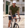 image:imageJMIERR Mens Short Sleeve Hoodie Lightweight Hooded Tshirts with Pocket  Lightweight material Kangaroo pocket Loose fit Athletic and casual Workout Gym Vocation SummerArmy Green