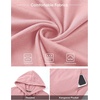 image:imageJMIERR Mens Short Sleeve Hoodie Lightweight Hooded Tshirts with Pocket  Lightweight material Kangaroo pocket Loose fit Athletic and casual Workout Gym Vocation SummerPink