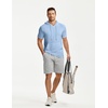 image:imageJMIERR Mens Short Sleeve Hoodie Lightweight Hooded Tshirts with Pocket  Lightweight material Kangaroo pocket Loose fit Athletic and casual Workout Gym Vocation SummerBaby Blue