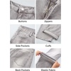 image:imageJMIERR Mens Baggy Jeans Wide Leg Y2K Loose Fit Denim Pants  Vintage Relaxed Loose Fit Stretch Straight Leg Skater Streetwear 5 Pockets Casual Carpenter Jean Hip HopLight Grey