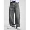 image:imageJMIERR Mens Baggy Jeans Wide Leg Y2K Loose Fit Denim Pants  Vintage Relaxed Loose Fit Stretch Straight Leg Skater Streetwear 5 Pockets Casual Carpenter Jean Hip HopSmoky Grey