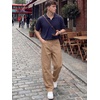image:imageJMIERR Mens Baggy Jeans Wide Leg Y2K Loose Fit Denim Pants  Vintage Relaxed Loose Fit Stretch Straight Leg Skater Streetwear 5 Pockets Casual Carpenter Jean Hip HopCamel