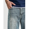 image:imageJMIERR Mens Baggy Jeans Wide Leg Y2K Loose Fit Denim Pants  Vintage Relaxed Loose Fit Stretch Straight Leg Skater Streetwear 5 Pockets Casual Carpenter Jean Hip HopStone Blue