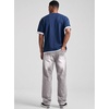 image:imageJMIERR Mens Baggy Jeans Wide Leg Y2K Loose Fit Denim Pants  Vintage Relaxed Loose Fit Stretch Straight Leg Skater Streetwear 5 Pockets Casual Carpenter Jean Hip HopLight Grey
