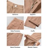 image:imageJMIERR Mens Baggy Jeans Wide Leg Y2K Loose Fit Denim Pants  Vintage Relaxed Loose Fit Stretch Straight Leg Skater Streetwear 5 Pockets Casual Carpenter Jean Hip HopCamel