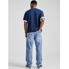 image:imageJMIERR Mens Baggy Jeans Wide Leg Y2K Loose Fit Denim Pants  Vintage Relaxed Loose Fit Stretch Straight Leg Skater Streetwear 5 Pockets Casual Carpenter Jean Hip HopBeau Blue
