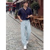 image:imageJMIERR Mens Baggy Jeans Wide Leg Y2K Loose Fit Denim Pants  Vintage Relaxed Loose Fit Stretch Straight Leg Skater Streetwear 5 Pockets Casual Carpenter Jean Hip HopLight Blue