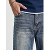 image:imageJMIERR Mens Baggy Jeans Wide Leg Y2K Loose Fit Denim Pants  Vintage Relaxed Loose Fit Stretch Straight Leg Skater Streetwear 5 Pockets Casual Carpenter Jean Hip HopRetro Blue
