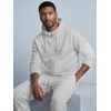 image:imageJMIERR Mens Hoodie Jogger Pants Set Fleece Lined Zip Up Two Piece Tracksuit  Fleecelined warmth fullzip hoodie jogger pants set kangaroo pocket leather zipper pull ribbed cuffs and hemLight Grey