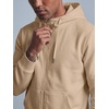 image:imageJMIERR Mens Hoodie Jogger Pants Set Fleece Lined Zip Up Two Piece Tracksuit  Fleecelined warmth fullzip hoodie jogger pants set kangaroo pocket leather zipper pull ribbed cuffs and hemLight French Beige