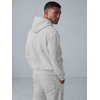 image:imageJMIERR Mens Hoodie Jogger Pants Set Fleece Lined Zip Up Two Piece Tracksuit  Fleecelined warmth fullzip hoodie jogger pants set kangaroo pocket leather zipper pull ribbed cuffs and hemLight Grey