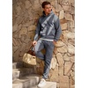 image:imageJMIERR Mens Sweatsuit 2 Piece Hoodie Tracksuit Jogger Set  Soft Fleece Lining Outfits Machine Wash Kangaroo Pocket Sweatshirt Drawstring Waist Sweatpants Fall Winter Matching SetsMedium Grey