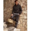 image:imageJMIERR Mens Sweatsuit 2 Piece Hoodie Tracksuit Jogger Set  Soft Fleece Lining Outfits Machine Wash Kangaroo Pocket Sweatshirt Drawstring Waist Sweatpants Fall Winter Matching SetsChocolate Brown