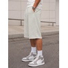 image:imageJMIERR Mens Baggy Sweat Shorts Below Knee Drawstring  Soft Stretch Fabric Deep Pockets Adjustable Drawstring Waist Baggy Loose Fit Below Knee Length Lightweight Gym ShortsA Light Grey