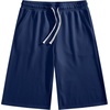 image:imageJMIERR Mens Baggy Sweat Shorts Below Knee Drawstring  Soft Stretch Fabric Deep Pockets Adjustable Drawstring Waist Baggy Loose Fit Below Knee Length Lightweight Gym ShortsBlue