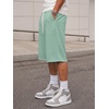 image:imageJMIERR Mens Baggy Sweat Shorts Below Knee Drawstring  Soft Stretch Fabric Deep Pockets Adjustable Drawstring Waist Baggy Loose Fit Below Knee Length Lightweight Gym ShortsMint Green