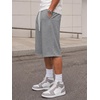 image:imageJMIERR Mens Baggy Sweat Shorts Below Knee Drawstring  Soft Stretch Fabric Deep Pockets Adjustable Drawstring Waist Baggy Loose Fit Below Knee Length Lightweight Gym ShortsA Grey