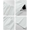 image:imageJMIERR Mens Baggy Sweat Shorts Below Knee Drawstring  Soft Stretch Fabric Deep Pockets Adjustable Drawstring Waist Baggy Loose Fit Below Knee Length Lightweight Gym ShortsWhite
