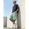 image:imageJMIERR Mens Baggy Sweat Shorts Below Knee Drawstring  Soft Stretch Fabric Deep Pockets Adjustable Drawstring Waist Baggy Loose Fit Below Knee Length Lightweight Gym ShortsMint Green