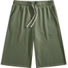 image:imageJMIERR Mens Baggy Sweat Shorts Below Knee Drawstring  Soft Stretch Fabric Deep Pockets Adjustable Drawstring Waist Baggy Loose Fit Below Knee Length Lightweight Gym ShortsLight Green