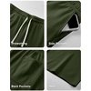 image:imageJMIERR Mens Baggy Sweat Shorts Below Knee Drawstring  Soft Stretch Fabric Deep Pockets Adjustable Drawstring Waist Baggy Loose Fit Below Knee Length Lightweight Gym ShortsGreen