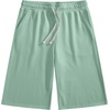 image:imageJMIERR Mens Baggy Sweat Shorts Below Knee Drawstring  Soft Stretch Fabric Deep Pockets Adjustable Drawstring Waist Baggy Loose Fit Below Knee Length Lightweight Gym ShortsMint Green
