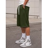 image:imageJMIERR Mens Baggy Sweat Shorts Below Knee Drawstring  Soft Stretch Fabric Deep Pockets Adjustable Drawstring Waist Baggy Loose Fit Below Knee Length Lightweight Gym ShortsGreen