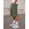 image:imageJMIERR Mens Baggy Sweat Shorts Below Knee Drawstring  Soft Stretch Fabric Deep Pockets Adjustable Drawstring Waist Baggy Loose Fit Below Knee Length Lightweight Gym ShortsLight Green