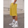 image:imageJMIERR Mens Baggy Sweat Shorts Below Knee Drawstring  Soft Stretch Fabric Deep Pockets Adjustable Drawstring Waist Baggy Loose Fit Below Knee Length Lightweight Gym ShortsYellow
