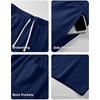 image:imageJMIERR Mens Baggy Sweat Shorts Below Knee Drawstring  Soft Stretch Fabric Deep Pockets Adjustable Drawstring Waist Baggy Loose Fit Below Knee Length Lightweight Gym ShortsBlue