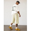 image:imageJMIERR Mens Baggy Sweat Shorts Below Knee Drawstring  Soft Stretch Fabric Deep Pockets Adjustable Drawstring Waist Baggy Loose Fit Below Knee Length Lightweight Gym ShortsBeige