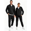 image:imageJMIERR Mens Track Suits 2 Piece Outfits Quarter Zipper Polo Shirt Tracksuit amp Joggers Sweatpants Sweatsuit SetsBlack