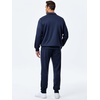 image:imageJMIERR Mens Track Suits 2 Piece Outfits Quarter Zipper Polo Shirt Tracksuit amp Joggers Sweatpants Sweatsuit SetsBlue