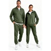 image:imageJMIERR Mens Track Suits 2 Piece Outfits Quarter Zipper Polo Shirt Tracksuit amp Joggers Sweatpants Sweatsuit SetsLight Green