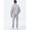 image:imageJMIERR Mens Track Suits 2 Piece Outfits Quarter Zipper Polo Shirt Tracksuit amp Joggers Sweatpants Sweatsuit SetsLight Grey