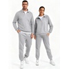 image:imageJMIERR Mens Track Suits 2 Piece Outfits Quarter Zipper Polo Shirt Tracksuit amp Joggers Sweatpants Sweatsuit SetsLight Grey