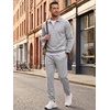 image:imageJMIERR Mens Track Suits 2 Piece Outfits Quarter Zipper Polo Shirt Tracksuit amp Joggers Sweatpants Sweatsuit SetsLight Grey