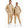 image:imageJMIERR Mens Track Suits 2 Piece Outfits Quarter Zipper Polo Shirt Tracksuit amp Joggers Sweatpants Sweatsuit SetsLight Khaki
